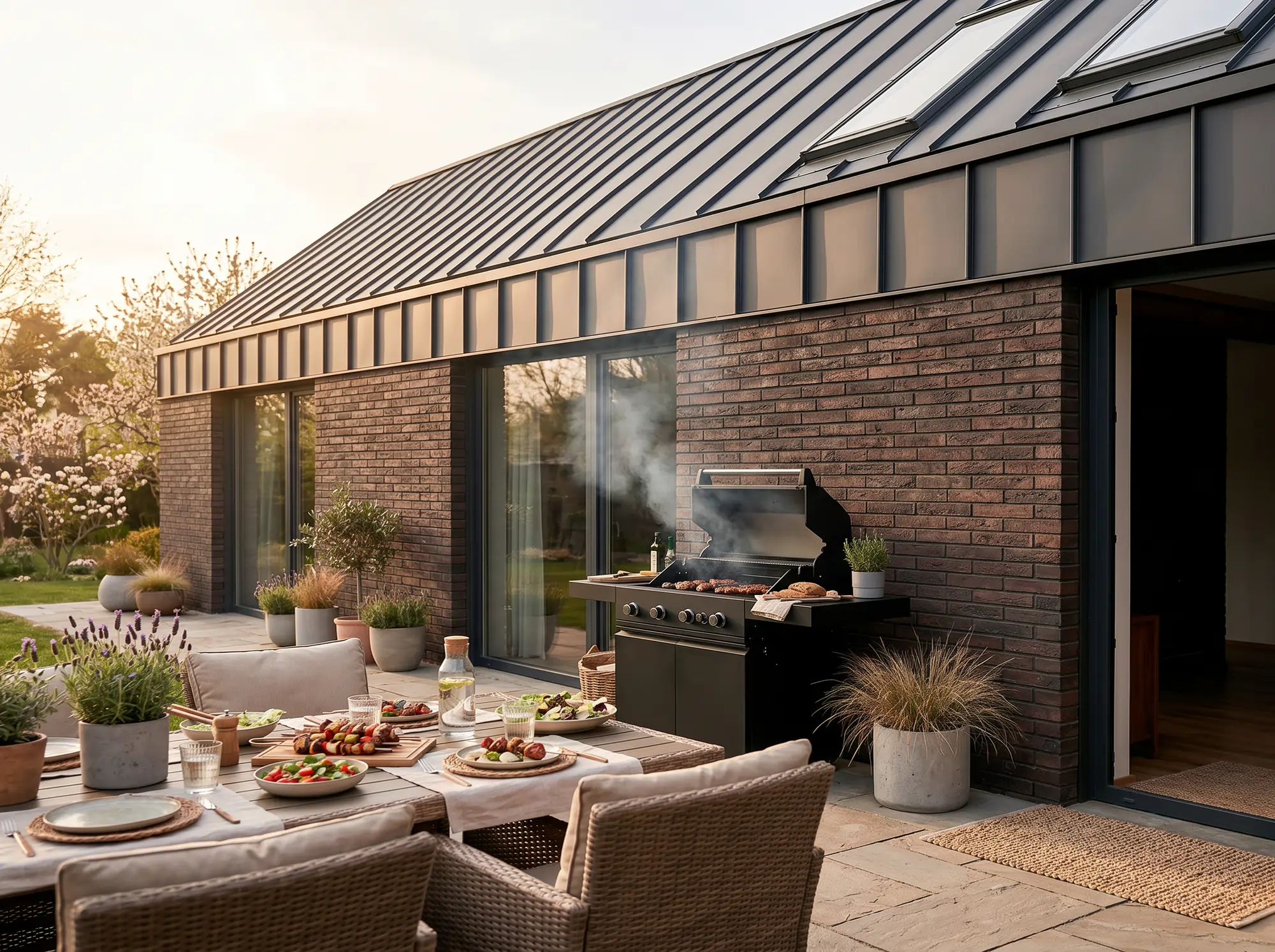 plytki-ceglane-elewacyjne-long-brąz-bordo-wiosenny-grill